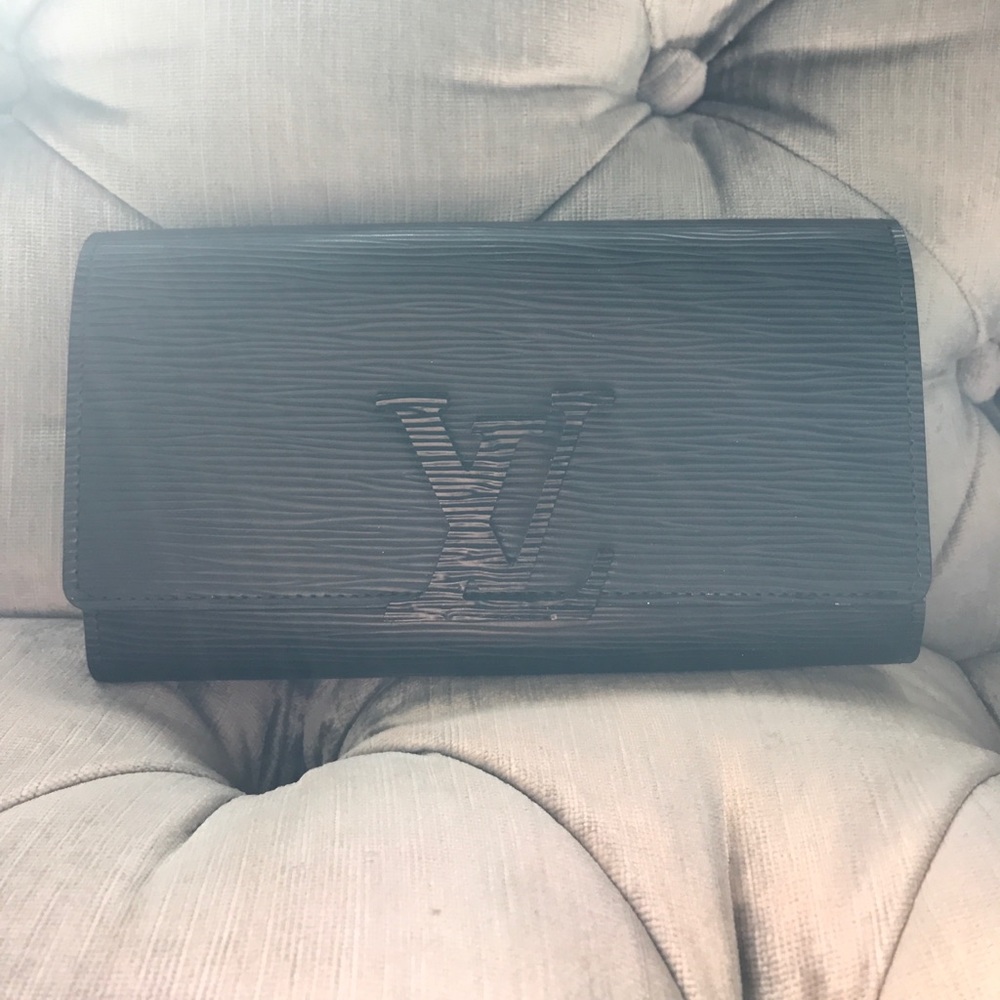 Black Louis Vuitton wallet. Used once